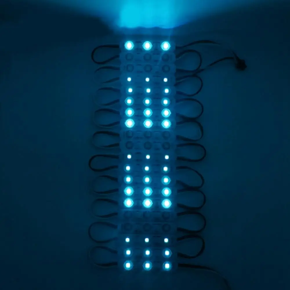 20 шт. WS2811 DC12V 3 светодиодный 5050 RGB SMD СВЕТОДИОДНЫЙ модуль полоса светильник на переднее окно знак+ 14 ключей дистанционного управления
