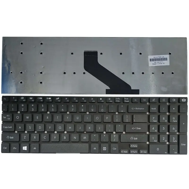 

New Laptop English/US Keyboard For Packard Bell Easynote TS13 TS11 TS11hr TS44 LS11 LS13 LS44 LK11BZ LK13BZ VAB70 LS11HR Black