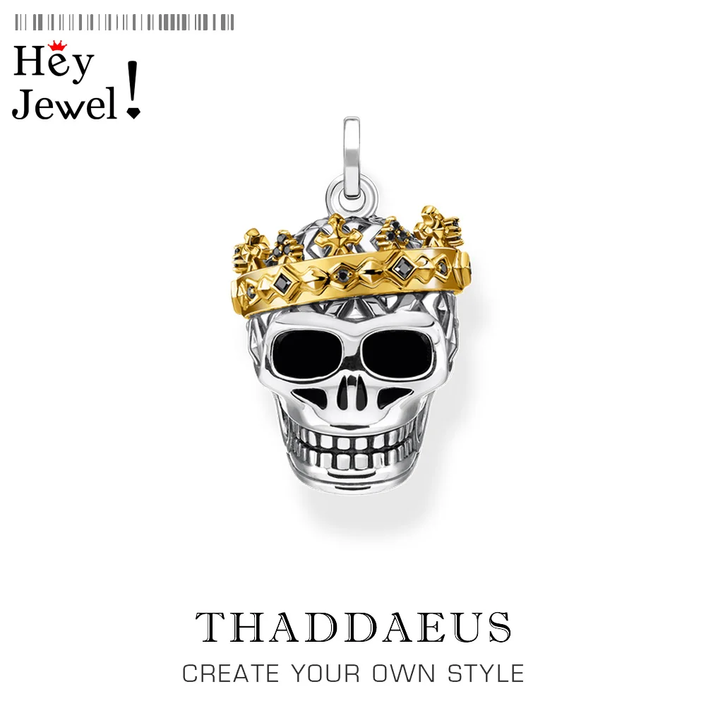 

Pendant Skull Crown,2021 Summer New Strength Dignity Fine Jewelry 925 Sterling Silver Accessories Mystical Gift For Men & Woman
