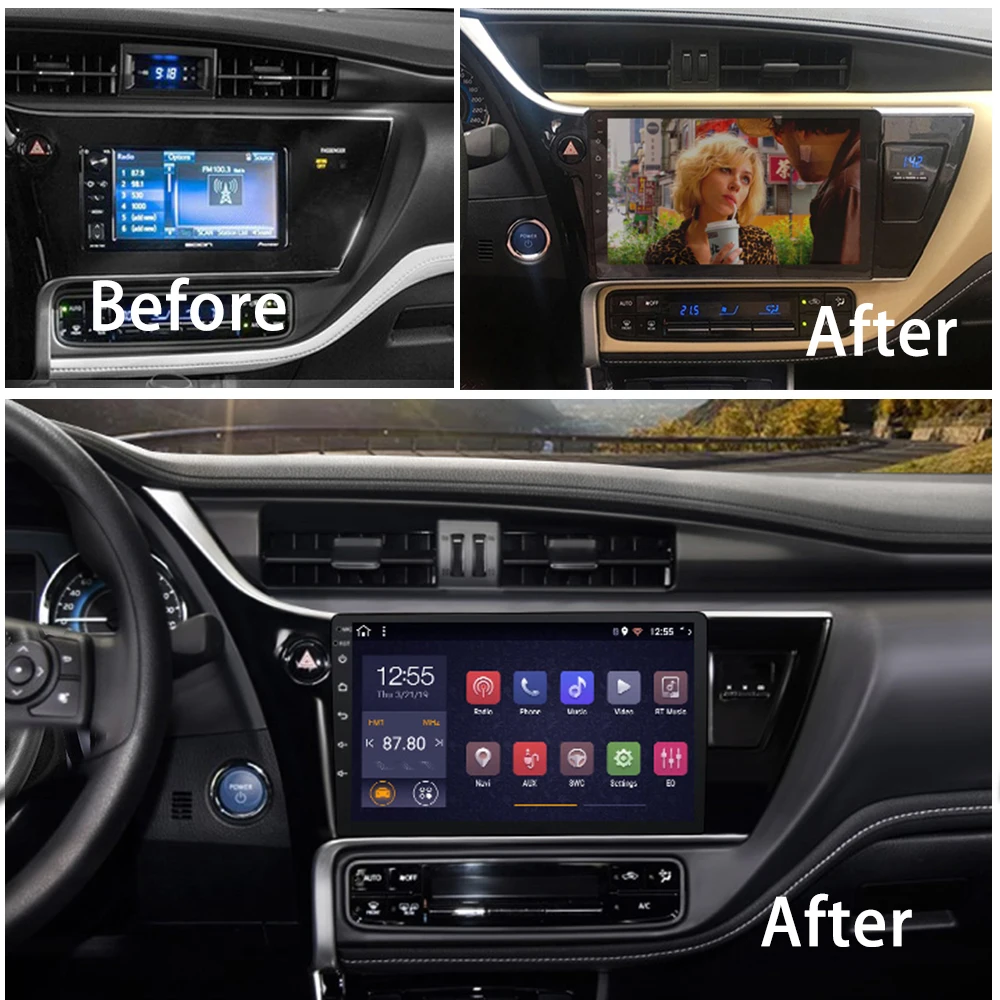 Автомобильный мультимедийный плеер стерео GPS DVD радио навигация NAVI Android экран