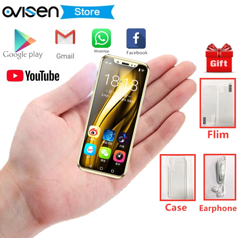 Маленький Android смартфон K-TOUCH I9S 16GB rom 3,5 дюймов супер мини мобильный телефон Google play Face ID WiFi gps детский мобильный телефон