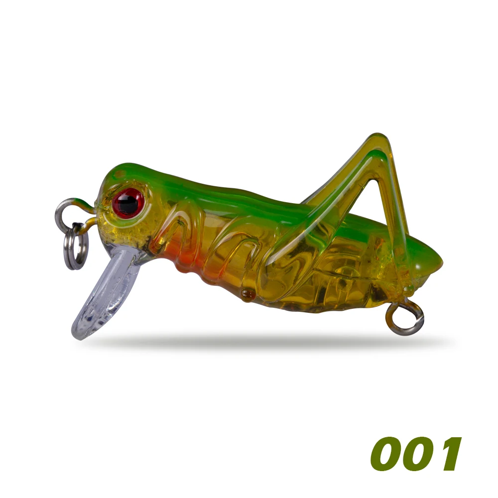 Ловля форели hunthouse кузнечик привлекает насекомых мини приманка для рыбалки 35 мм 3g