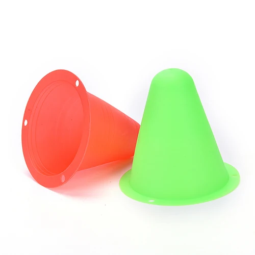 

10pcs skating Mark Cup Soccer Rugby Speed training Equipment Space Marker Cones Roller skate pile cup