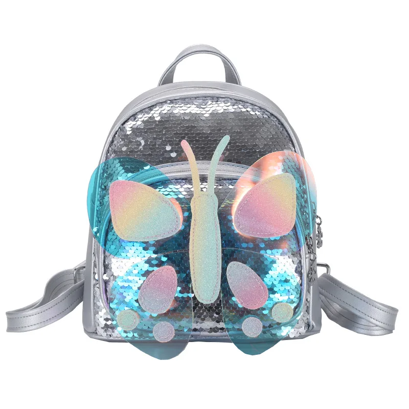 

butterfly Sequins Children's Backpack Kids School Bags for Teenage Girls Backpack Cartoon Cute Backpacks Large Mochila Infantil