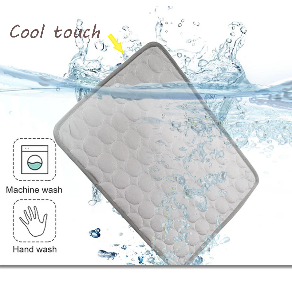 Охлаждающий коврик для собак самоохлаждающийся домашних животных из ледяного