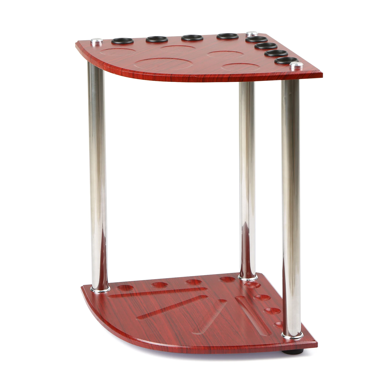

8 Hole Vertical Pool Cue Holder Billiard Pool Sticks Ball Floor Stand for Pool Sticks Pool Balls Table Accessory