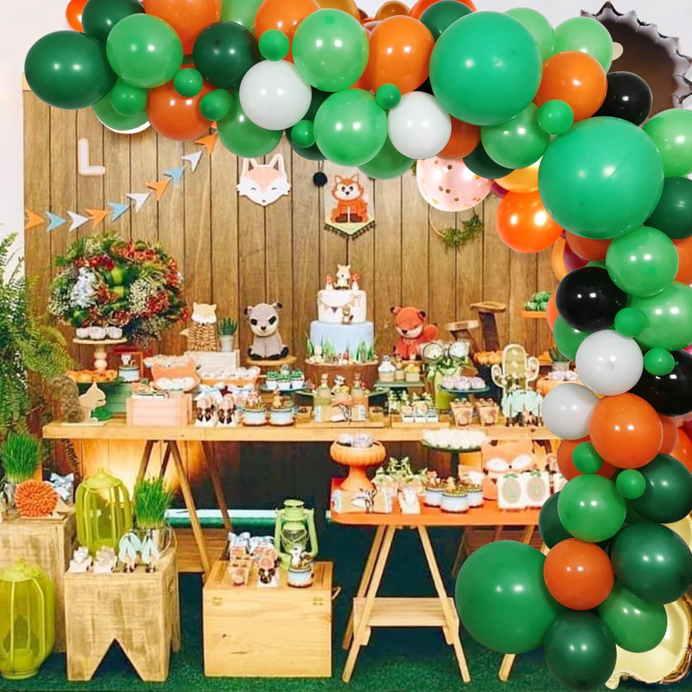 Украшения для вечеринки в лесу будущей мамы гирлянда с аркой зимние воздушные