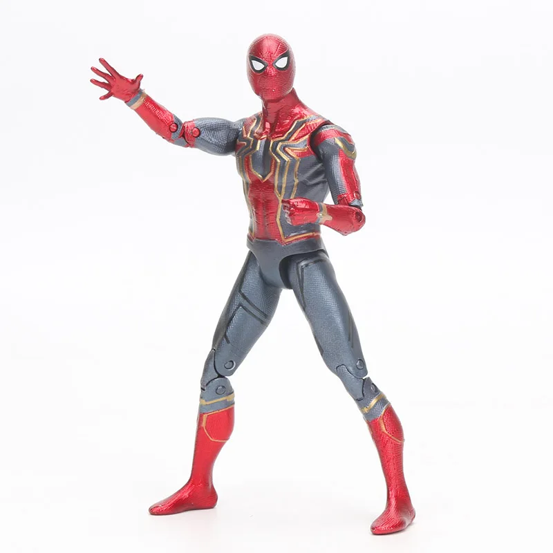 15cm oppbag Marvel, Мстители, Железный Человек-паук, Tamashii, сценические Мстители, Человек-паук, Бесконечная война, фигурка, коллекция, модель, куклы, игрушки, подарок - Цвет: 15cm oppbag
