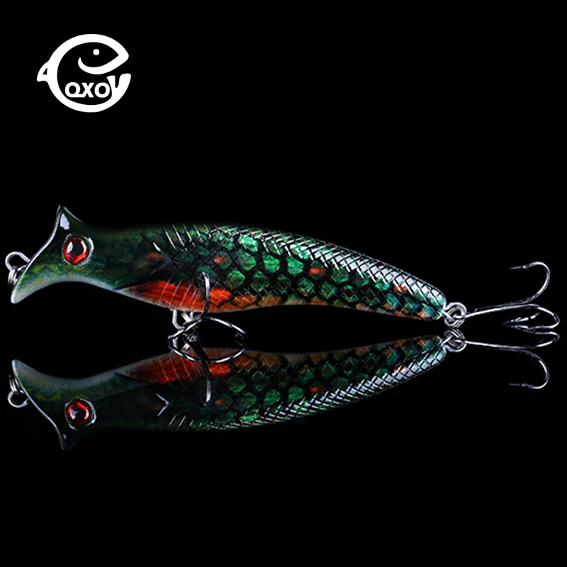 Qxo Popper Shad Приманка для речной рыбалки поверхностная приманка 12 см 20 г Whopper Plopper