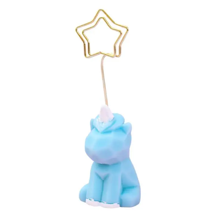 1 шт. Мультяшные каучуковые животные Единорог коала лягушка лиса свинья скрепка