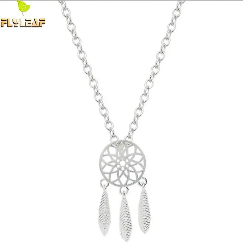 Ожерелья и кулоны Ловец снов из стерлингового серебра 925 пробы | Украшения