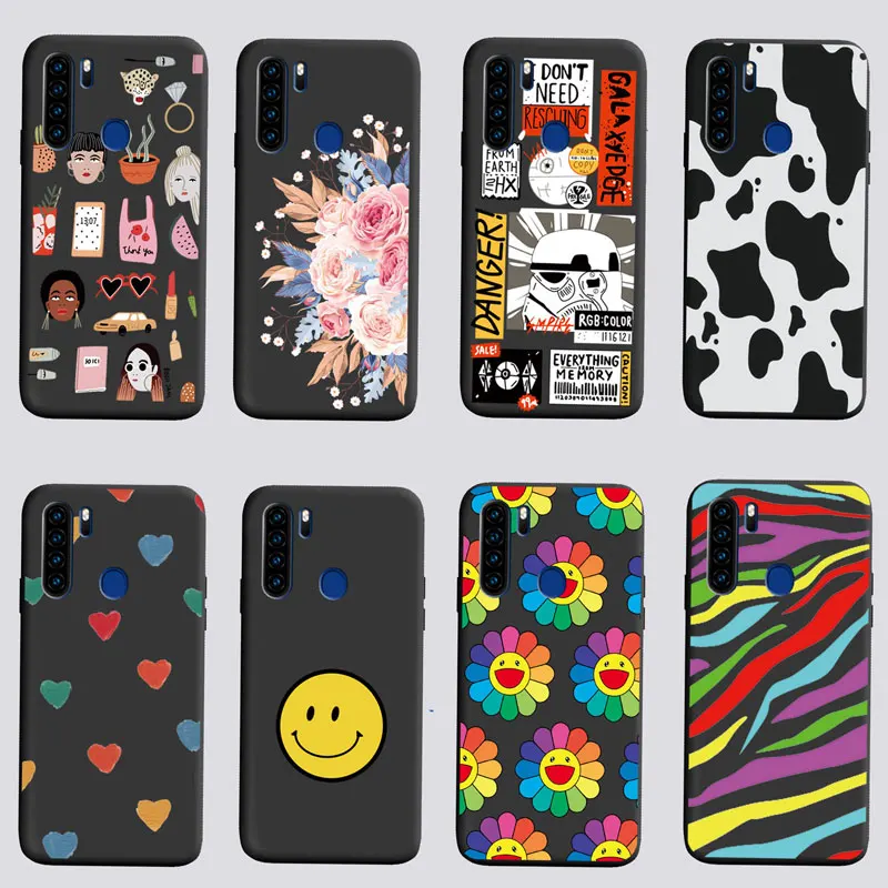 Чехол для телефона Чехлы Blackview A80 Pro силиконовый мягкий ТПУ чехол с Фламинго Nutella