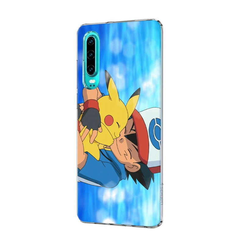 Чехол для телефона Huawei Honor View 20 8 8X 8C 9 9X Pro Lite Note 10 Play 6A 7A 7C 7X чехол Pokemons Ash и Pikachus |