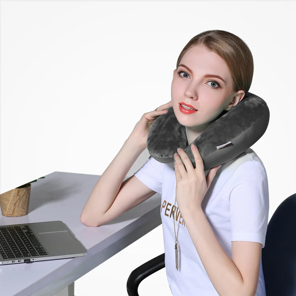 Новые 20 видов микробусин u-образная подушка для путешествий чистая полоса