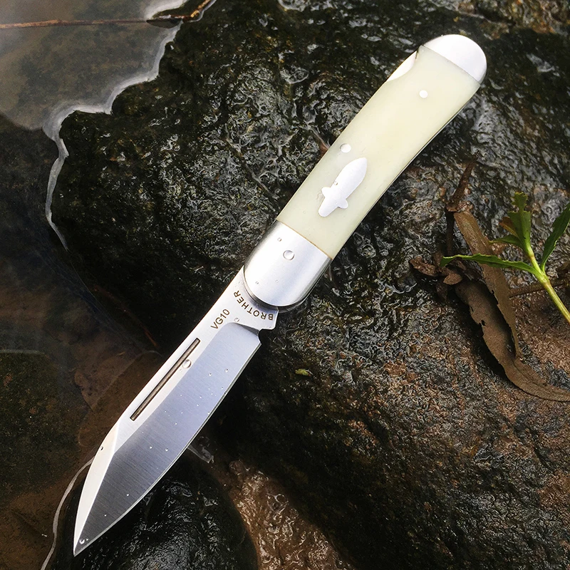 Складной нож Brother 1503 60HRC, нож Карманный, складное соединение, современный традиционный нож VG10 для повседневного использования