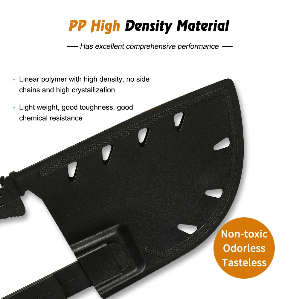 Пластиковый нож для мясника Sowoll искусственный из нержавеющей стали измельчения