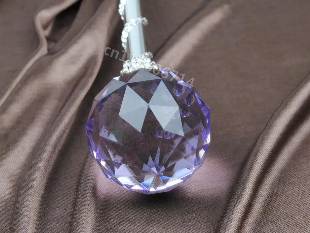 86 5 см Фиолетовый Кристалл скипетр палочка круглый шар стиль король королевские