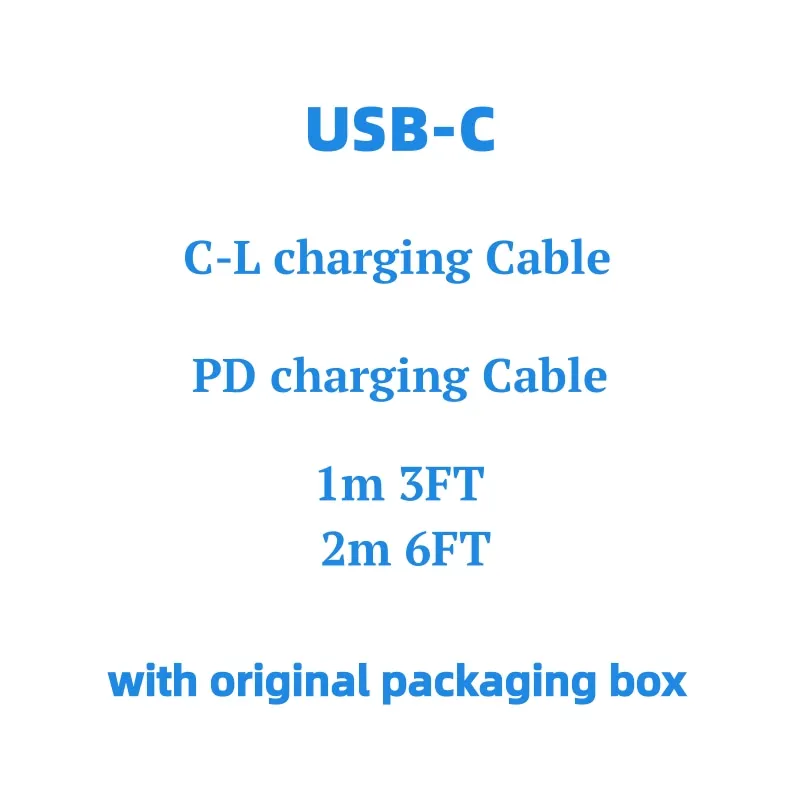 

10pcs/lot 18W/20W PD Charging Cable Usb Type C For Phone 8 11 12Pro Max Data Cable Type C Quick Charge For USB-C Core New Box
