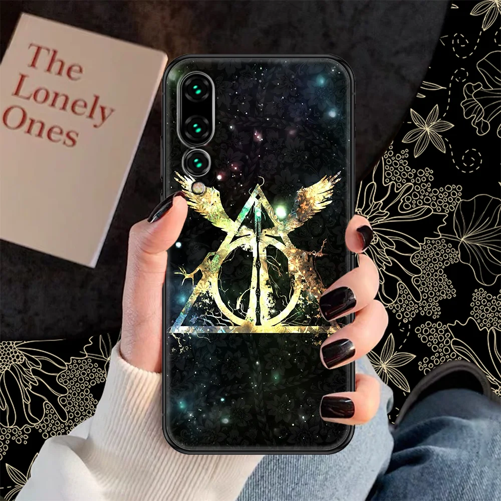 

Harrys Potters Phone case For Huawei P Mate P10 P20 P30 P40 10 20 Smart Z Pro Lite 2019 black tpu waterproof pretty Etui luxury