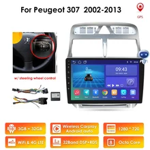 4G+64G Android 10 For PEUGEOT 307 sw 307 2002 - 2013 Auto 2 din Car Radio Stereo Player Bluetooth GPS No 2din dvd Multimedia map