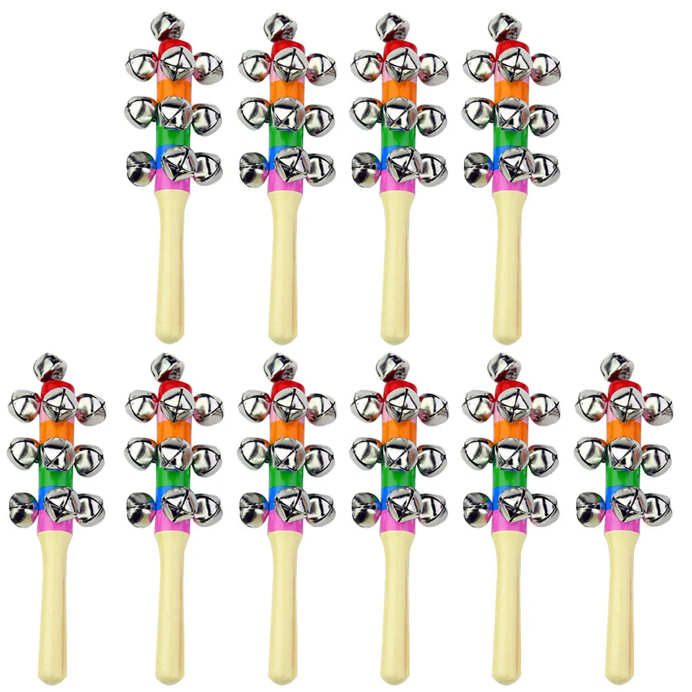 

10 шт., Деревянные Колокольчики для детей