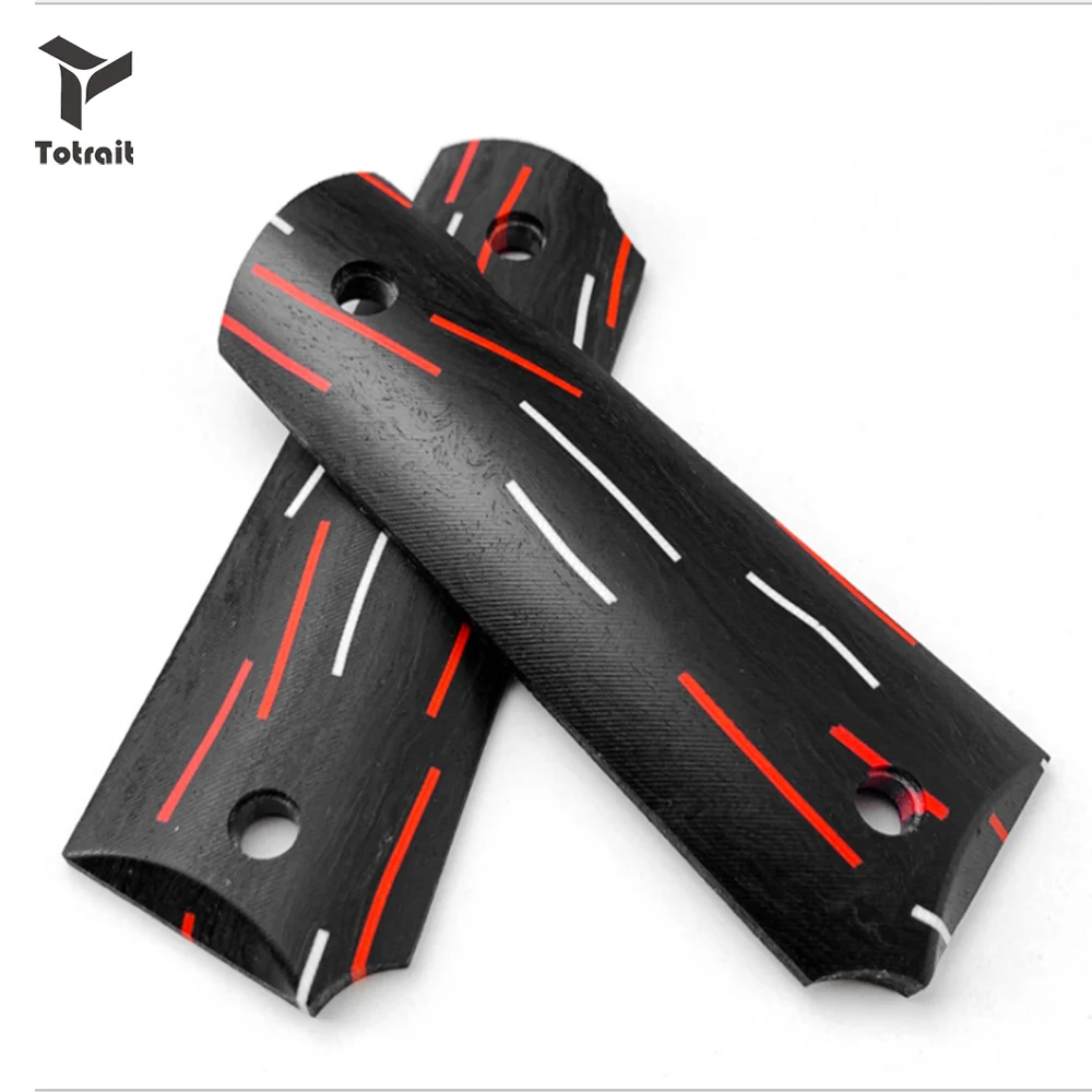 

TOtrait 14 models Tactics pistol Colt 1911 grips High Polished Wood Grips custom Grips CNC Material 1911 accessories Series