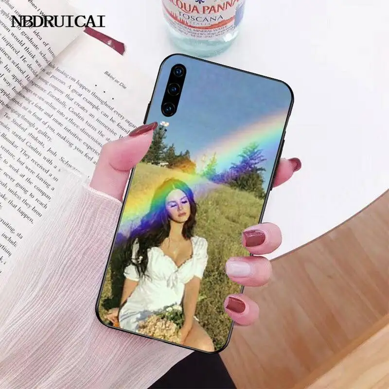 Мягкий чехол PENGHUWAN Лана Дель Рей с пользовательским фото для телефона Huawei Honor 20 10 9