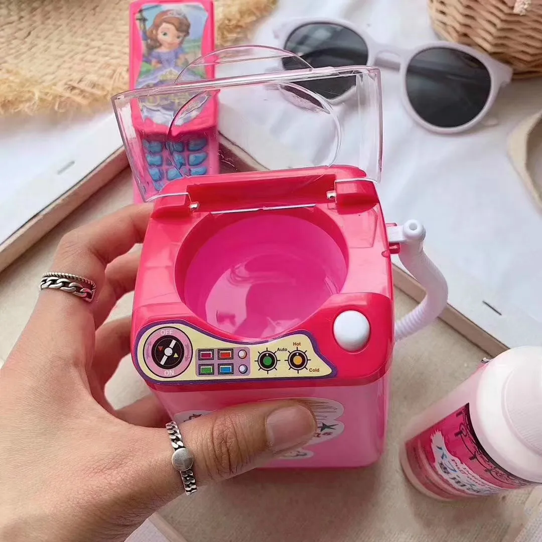 Обучающая игрушка Мини электрическая стиральная машина для детей Прямая