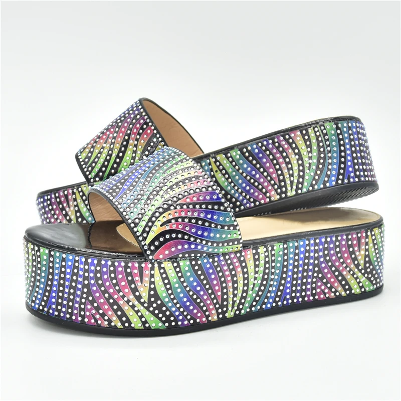 Новейший дизайн африканские женские свадебные туфли Роскошные для женщин 2021