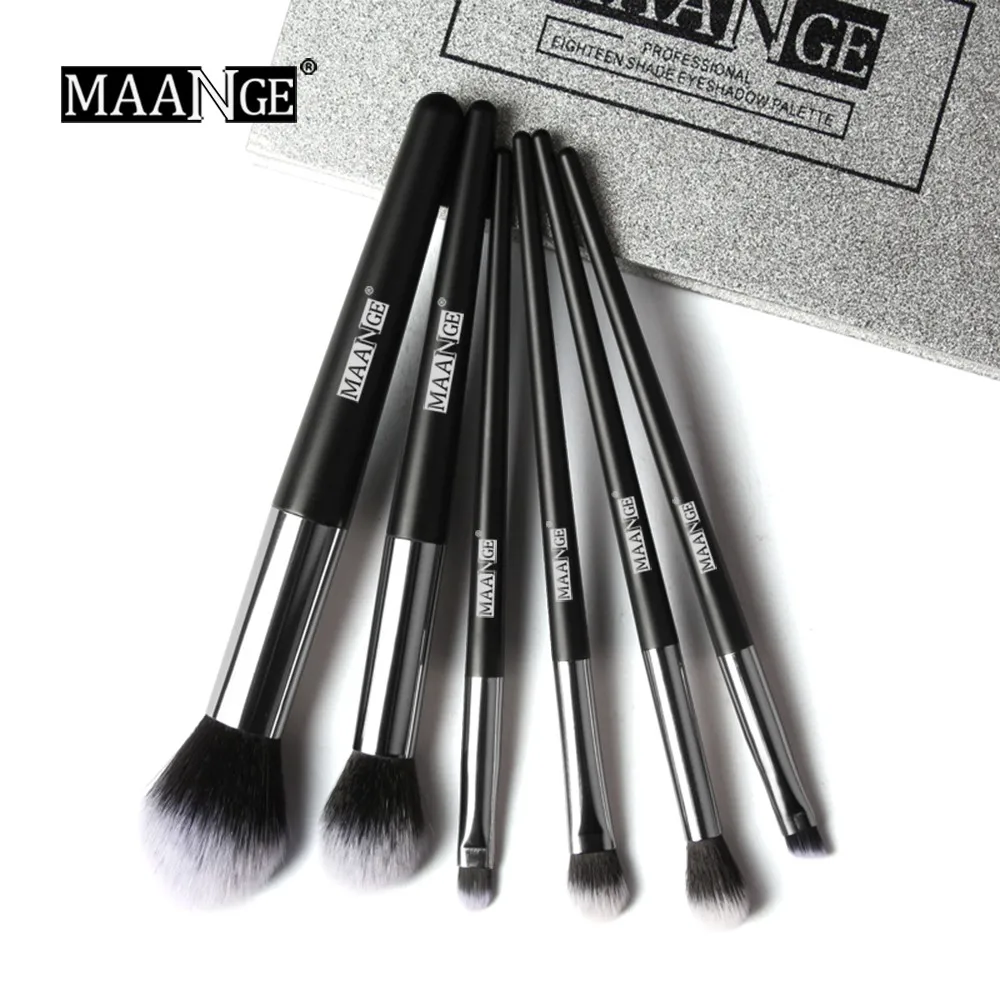 Набор кистей для макияжа Профессиональный набор 6 шт./лот/набор тени век подводка