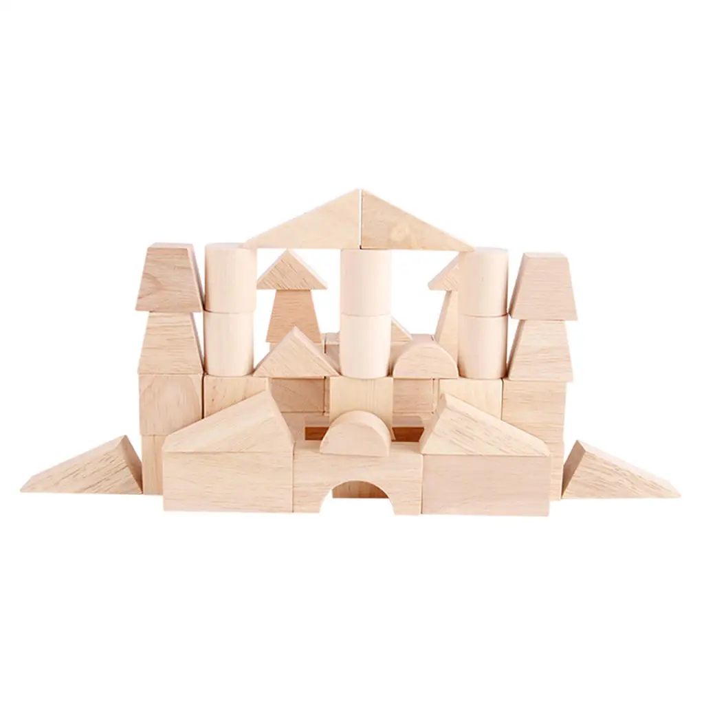 

Детские деревянные строительные блоки, строительные блоки для развития моторики, укладки, сортировки, 3-6 лет