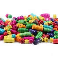 diy50pcs 200pcs 15x8mm thread wooden beads spacer oval natural wood beads for jewelry making necklace eco friendly kids toys