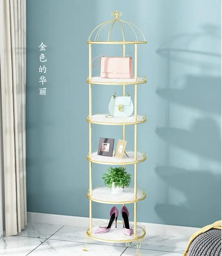 

Clothing display container home bedroom bird cage net celebrity storage shelf for placing bags