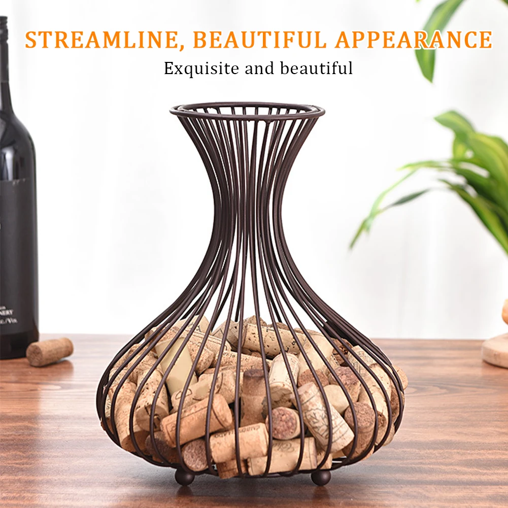 Нордическая клетка орнамент вино пробка контейнер украшение дома ремесло