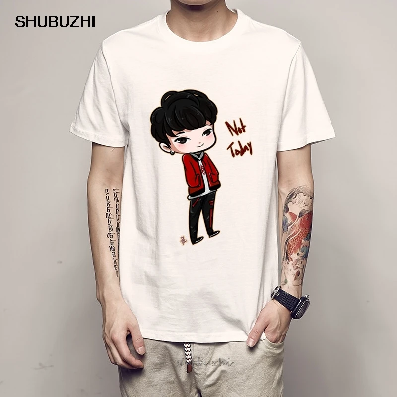 Suga не сегодня Винтаж футболка размера плюс Для мужчин Camisetas Masculina в стиле хип хоп