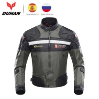 duhan men motorcycle jacket motocross jacket moto windproof cold proof clothing motorbike chaqueta protector for winter autumn
