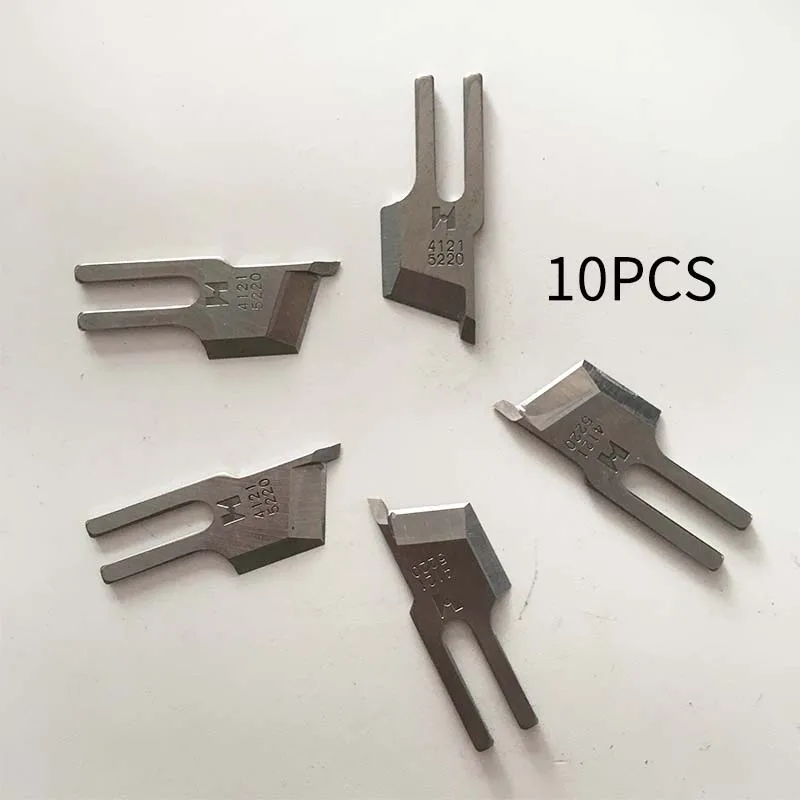 

10 Pcs STRONG H Knives Counter Knife B4121-522-000 for JUKI DLM52 DLM522 DLM-522 Overlock Industrial Sewing Machine Spare Parts
