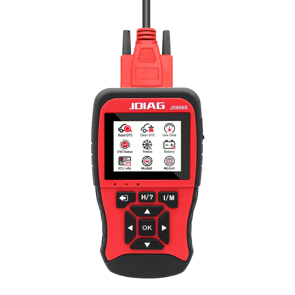 Диагностический Автомобильный прибор JDiag JD906S OBDII/EOBD OBD2 сканер JDdiag считыватель