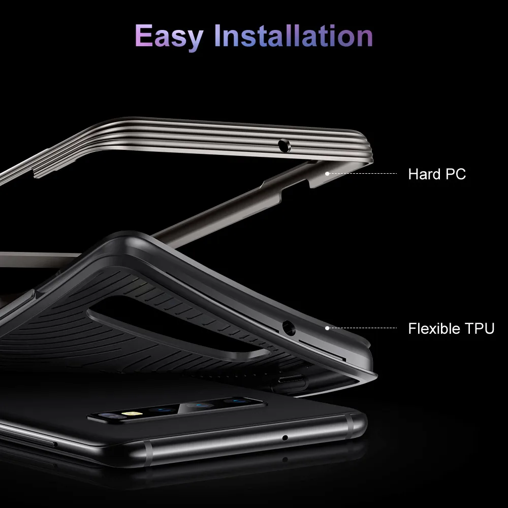 Чехол ESR для samsung Galaxy S10 Plus, TPU+ PC чехол, тонкий гибридный дизайн, водоотталкивающая текстура, бампер для телефона samsung S10 Plus