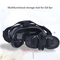 dustproof pad shading lens protector for dji fpv goggles antennadata cablememory card storage cover for dji fpv accessories1