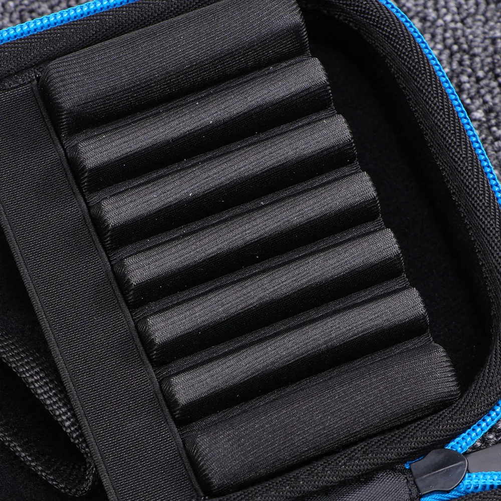 

Practical Darts Carry Case Portable Darts Carrying Box Darts Storgae Bag Large Capacity Darts Container for Home Outdoor (Blue +