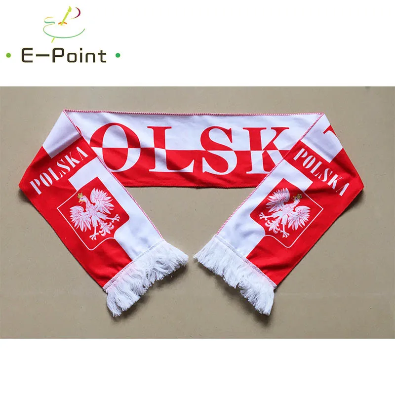 

Размер 145*16 см, Польша, Национальный яркость для фанатов 2018 года, Кубок мира по футболу, Россия, двусторонний бархатный материал