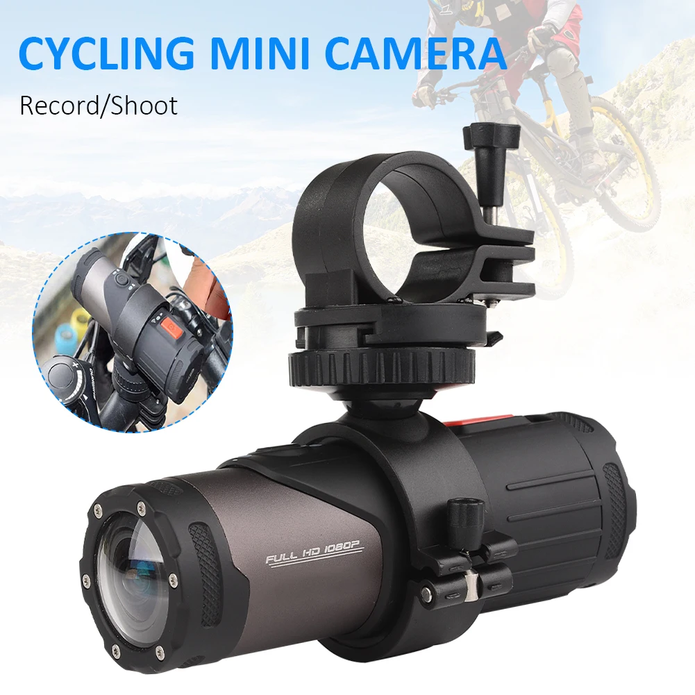 

Sports Camera Waterproof Wide-Angle Action Camera DV Camcorder with Mount Bracket for Bike Motorcycle Outdoor Sports Equipment