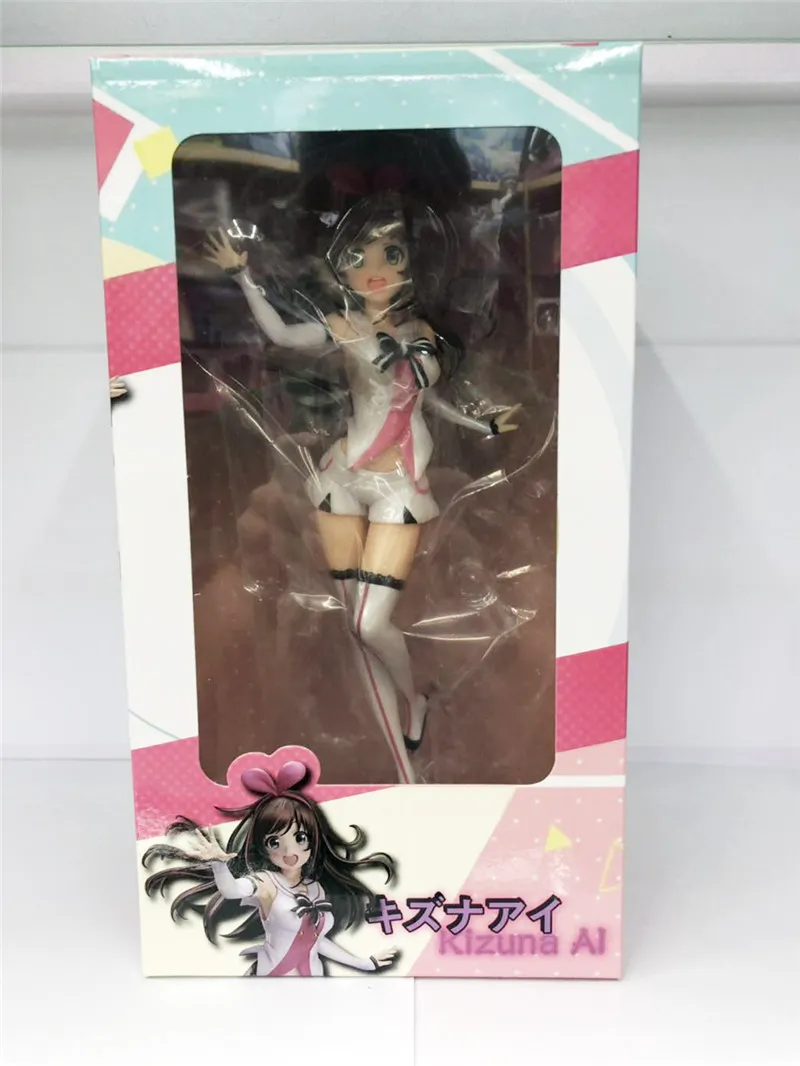 

22.5cm ALTER Love Live! Kizuna AI Action Figure Japanese Anime PVC Sexy Girls Action Figure Model Best Gift For Christmas
