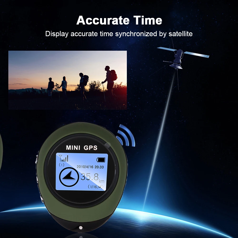 Ручной GPS-навигатор трекер-регистратор USB перезаряжаемый для поиска