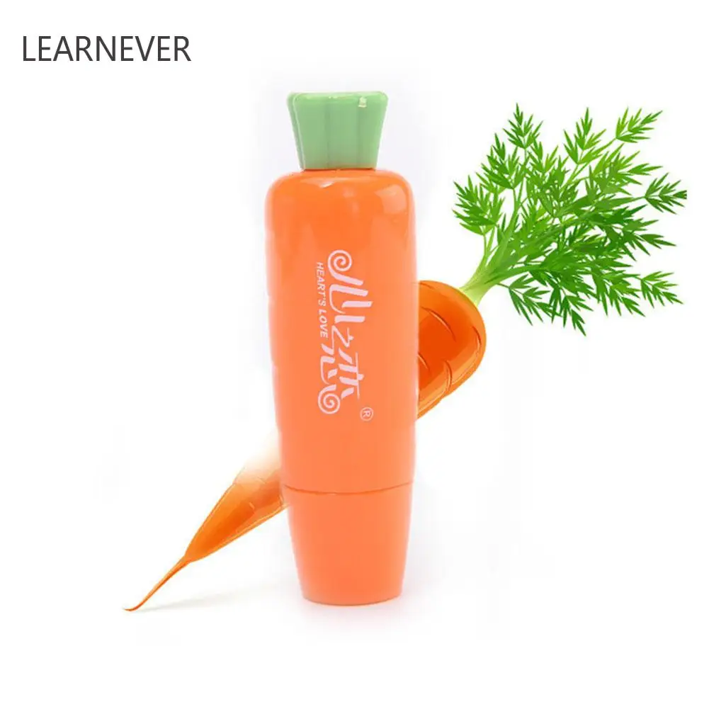 

1 шт. морковь Форма увлажняющий бальзам для губ долговечностью бальзам для губ бесцветный ли вода для ухода за губами для Для женщин Мужчины