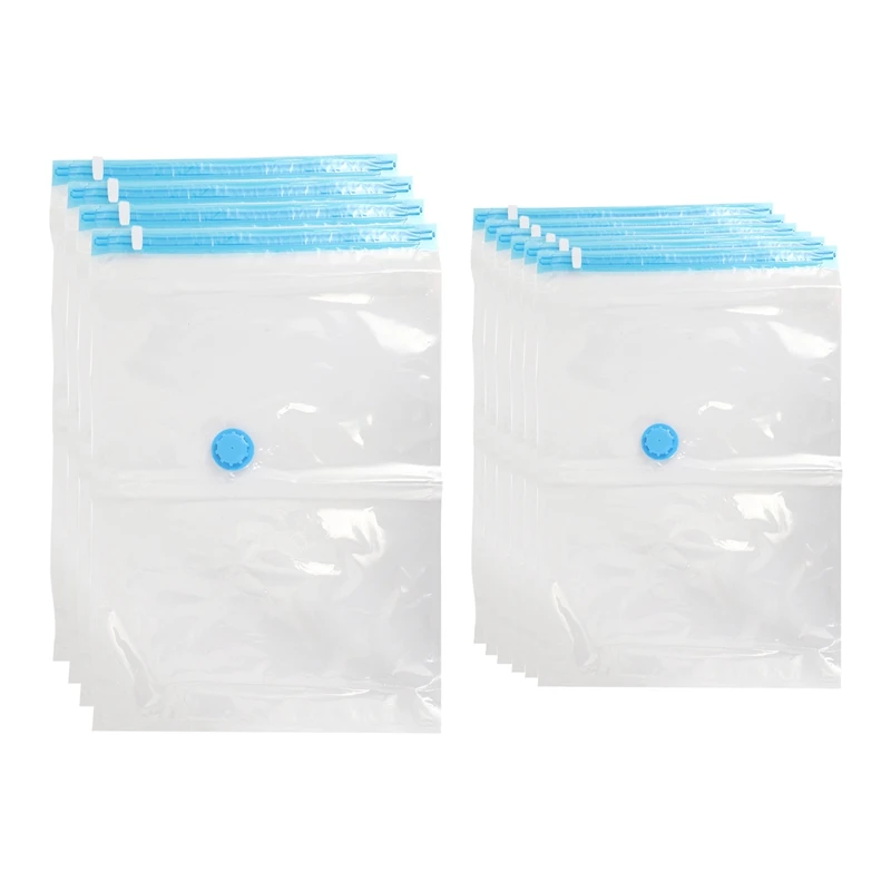 

Vacuum bag 10 pieces Set 2 sizes 6 pieces 40x60 and 4 pieces 60x80 sturdy for storing clothes, quilts and bed linen Vacuum bag f