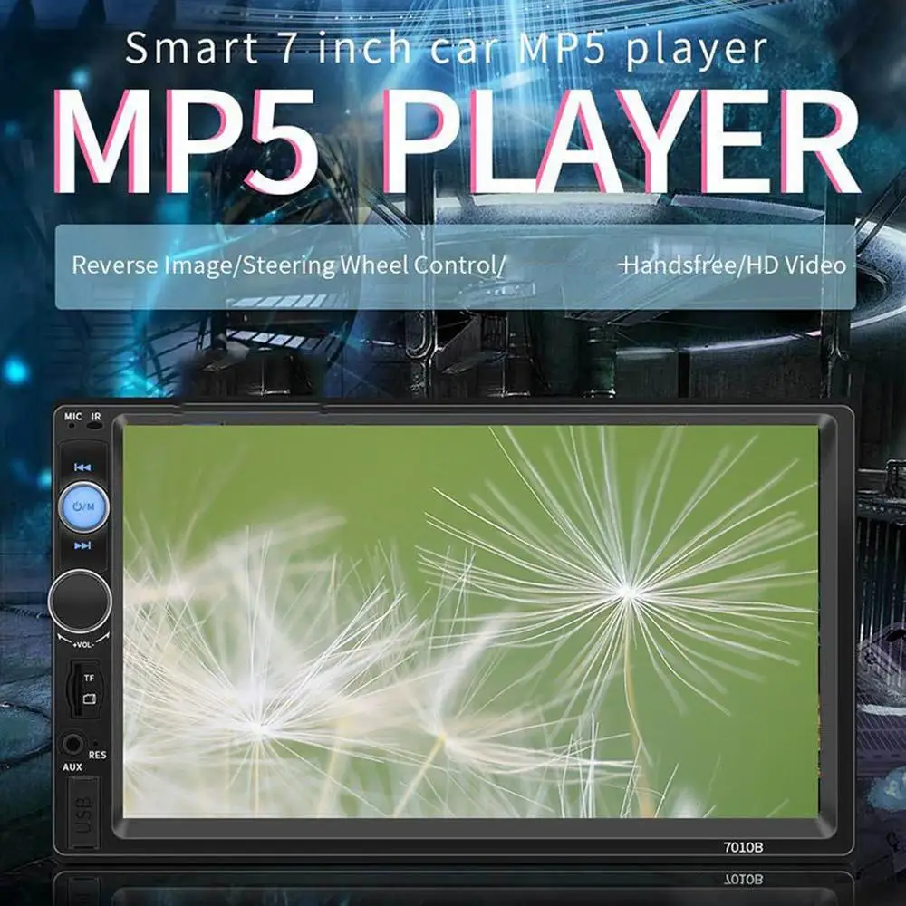 

7010B 7 Inch DOUBLE 2DIN Car MP5 Player BT Touch Screen Stereo Radio HD Multimedia player Support same screen