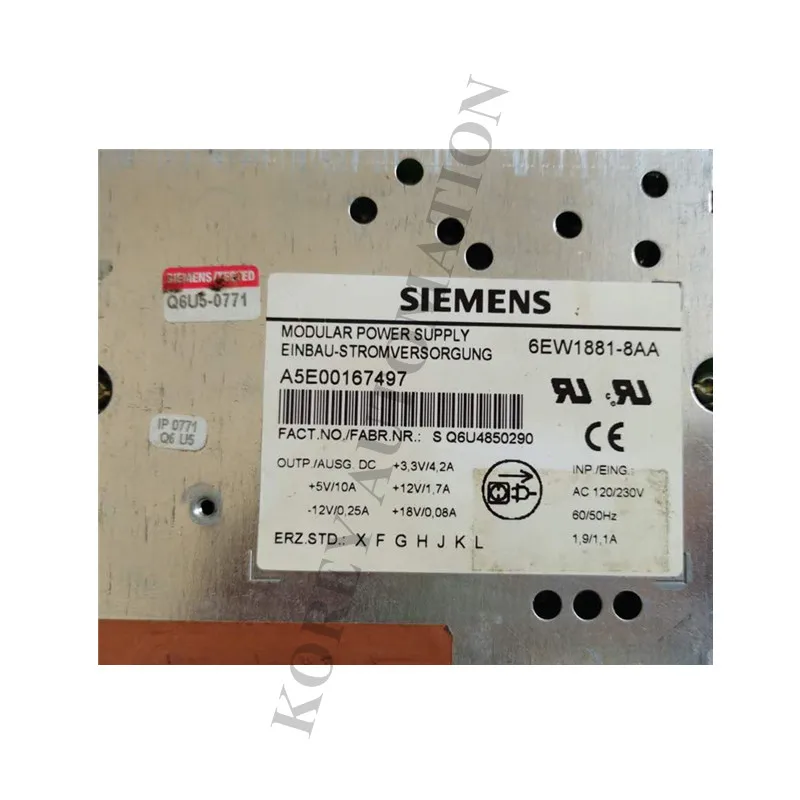 

In Stock Siemens Power Supply A5E00167497