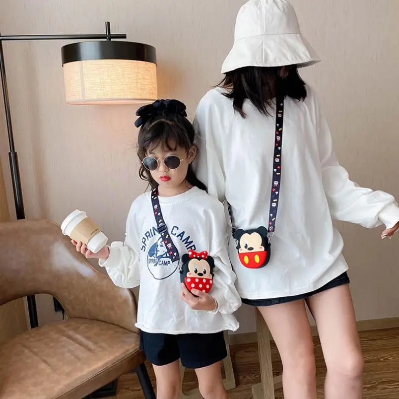 Сумки с мультипликационным рисунком Диснея портативные школьные ранцы на плечо